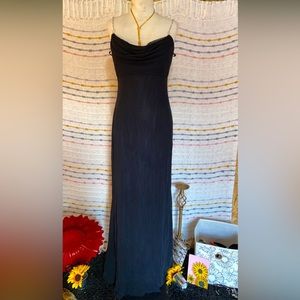 Cache long black dress